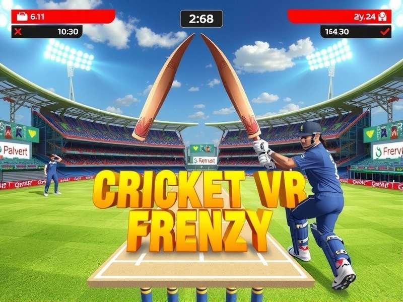 Cricket VR Frenzy Batting Interface