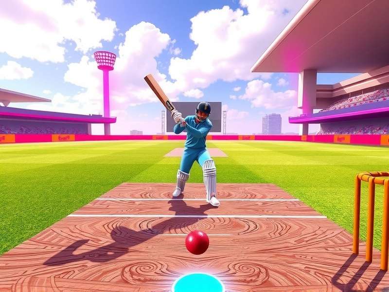 Cricket VR Frenzy Gameplay Scene